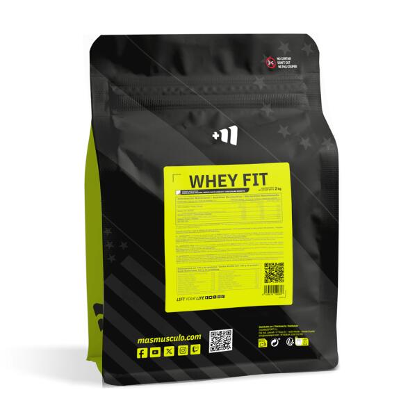Whey Fit - 2 kg witte chocolade met hazelnoten Masmusculo 2/4
