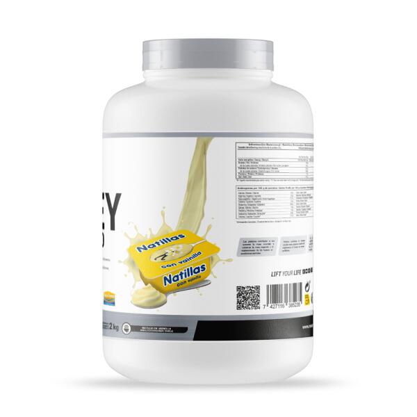 Whey Protein80 - 2 Kg Natillas de Vainilla MASMUSCULO 3/6