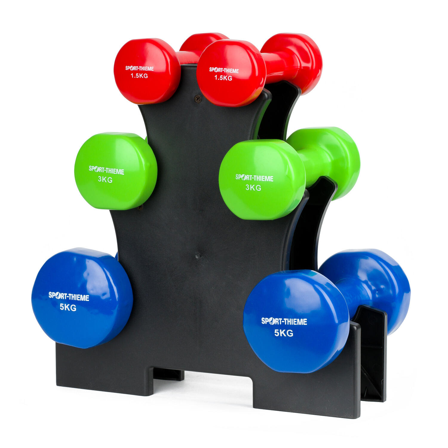 Set manubri incisi Vinile Gewichtheben Unisex 2/4