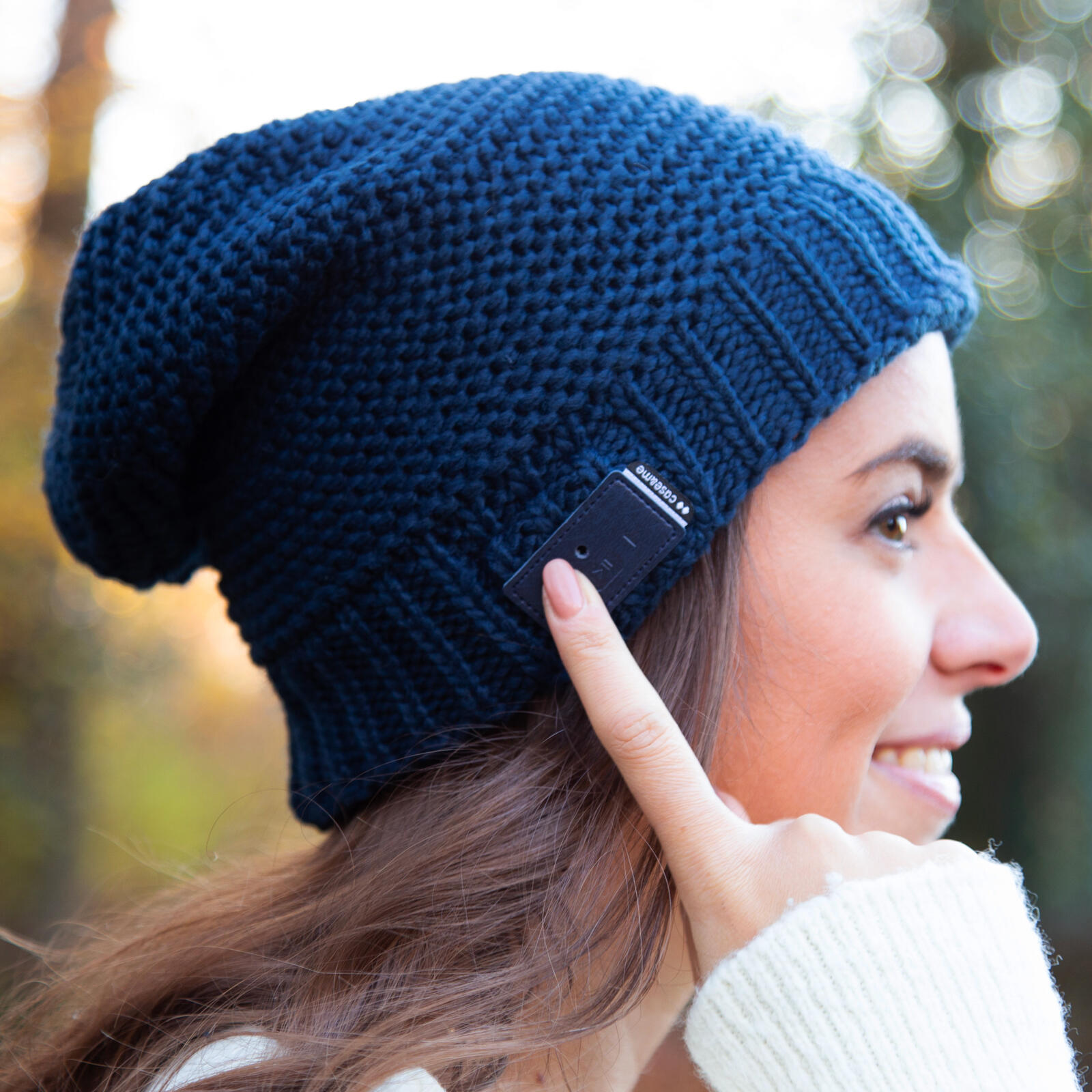 Bonnet d'hiver avec écouteurs sans fil intégrés 3/5