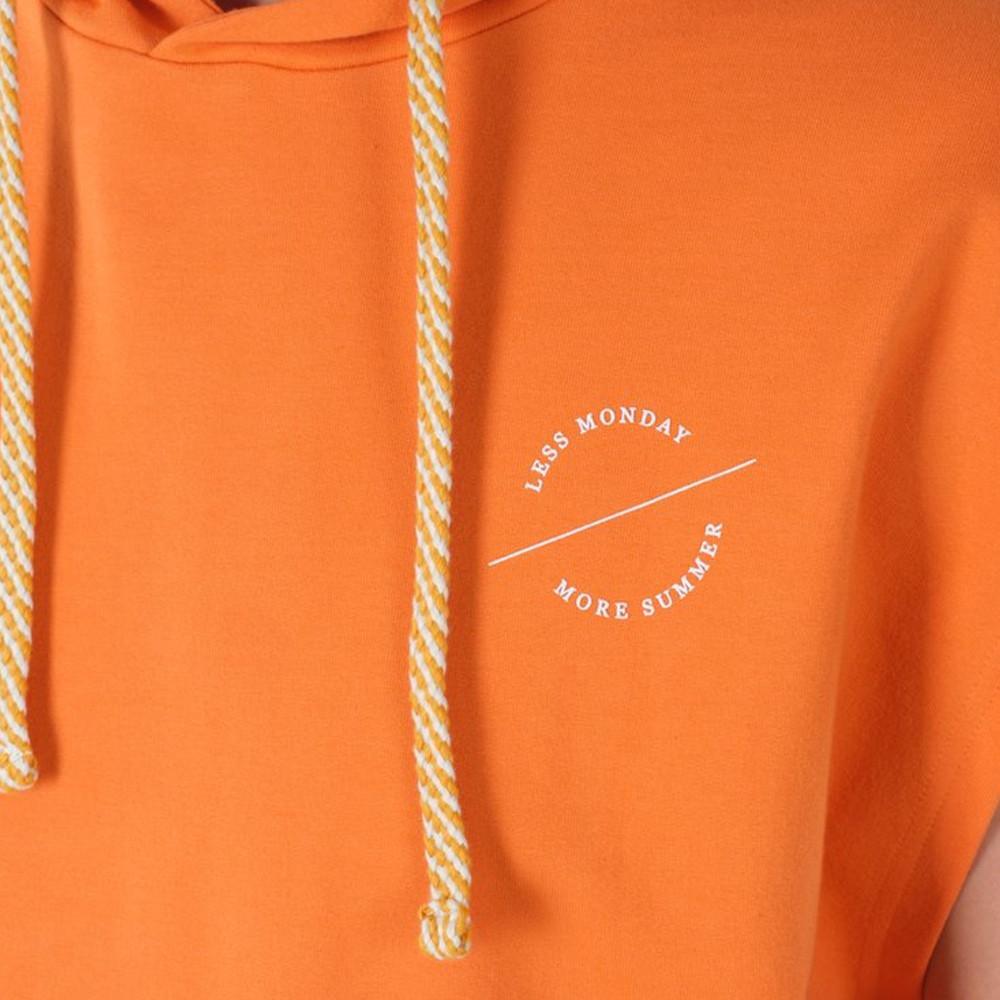 Sweat Manches Courtes Orange Homme Deeluxe Disco 3/3