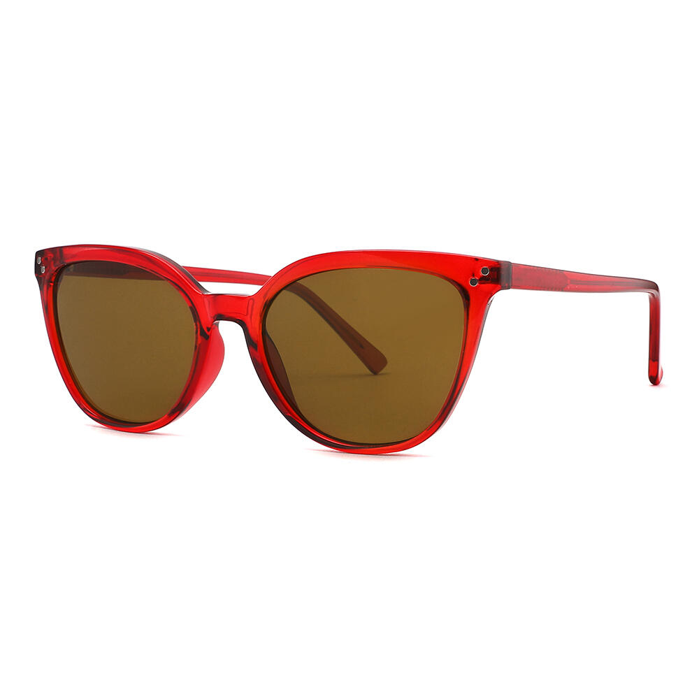 Sexton - Lunettes De Soleil Féminines En Acétate Injecté Sexton Tk00131, Taille 53 Mm - Lunettes De Soleil - Marron|rouge - No Size - Decathlon