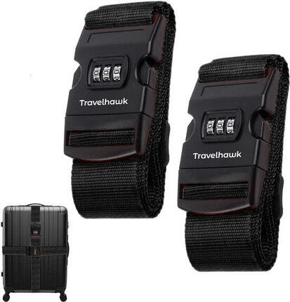 Koffergurt mit Zahlenschloss – Grün