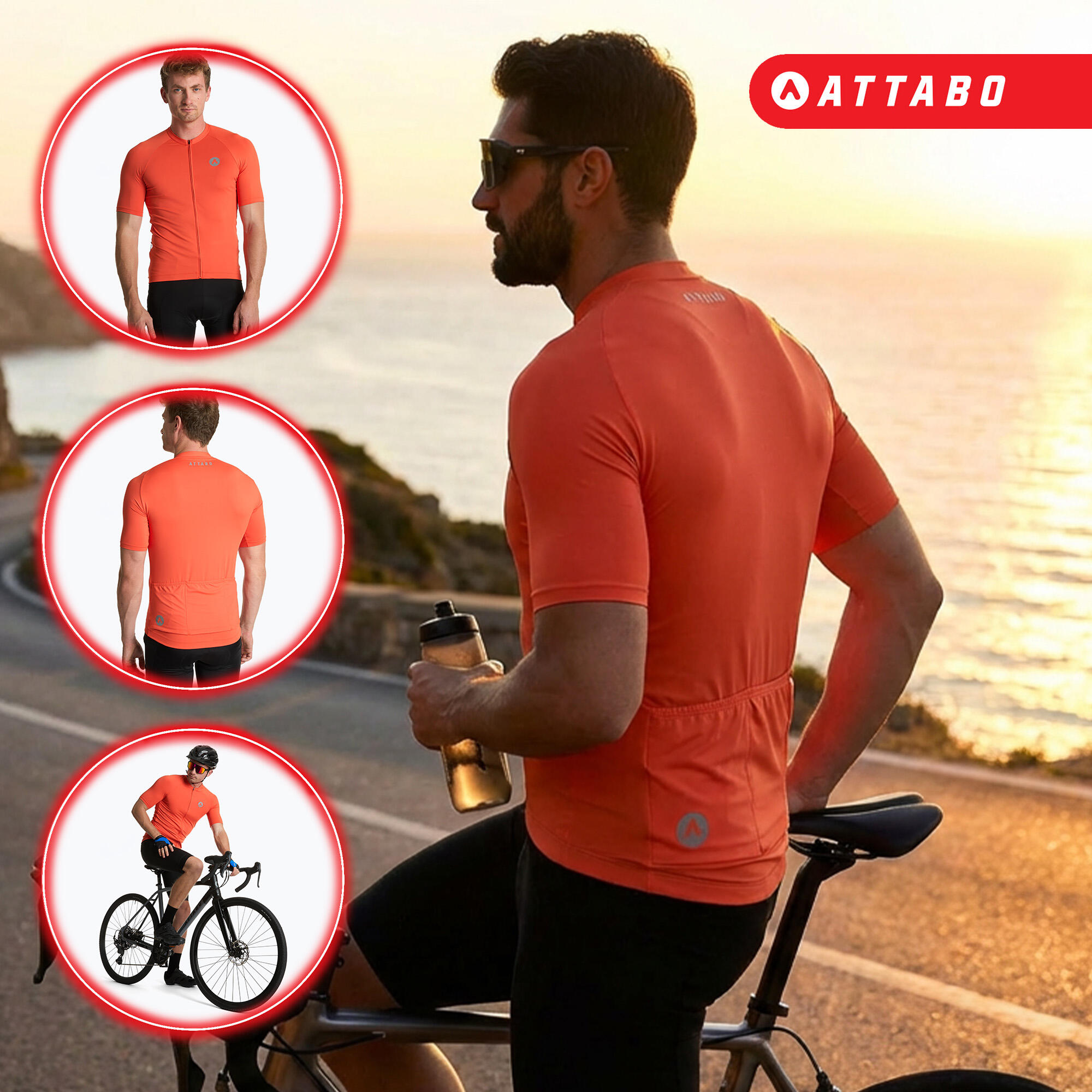 Heren fiets shirt ATTABO Setvi 2/6