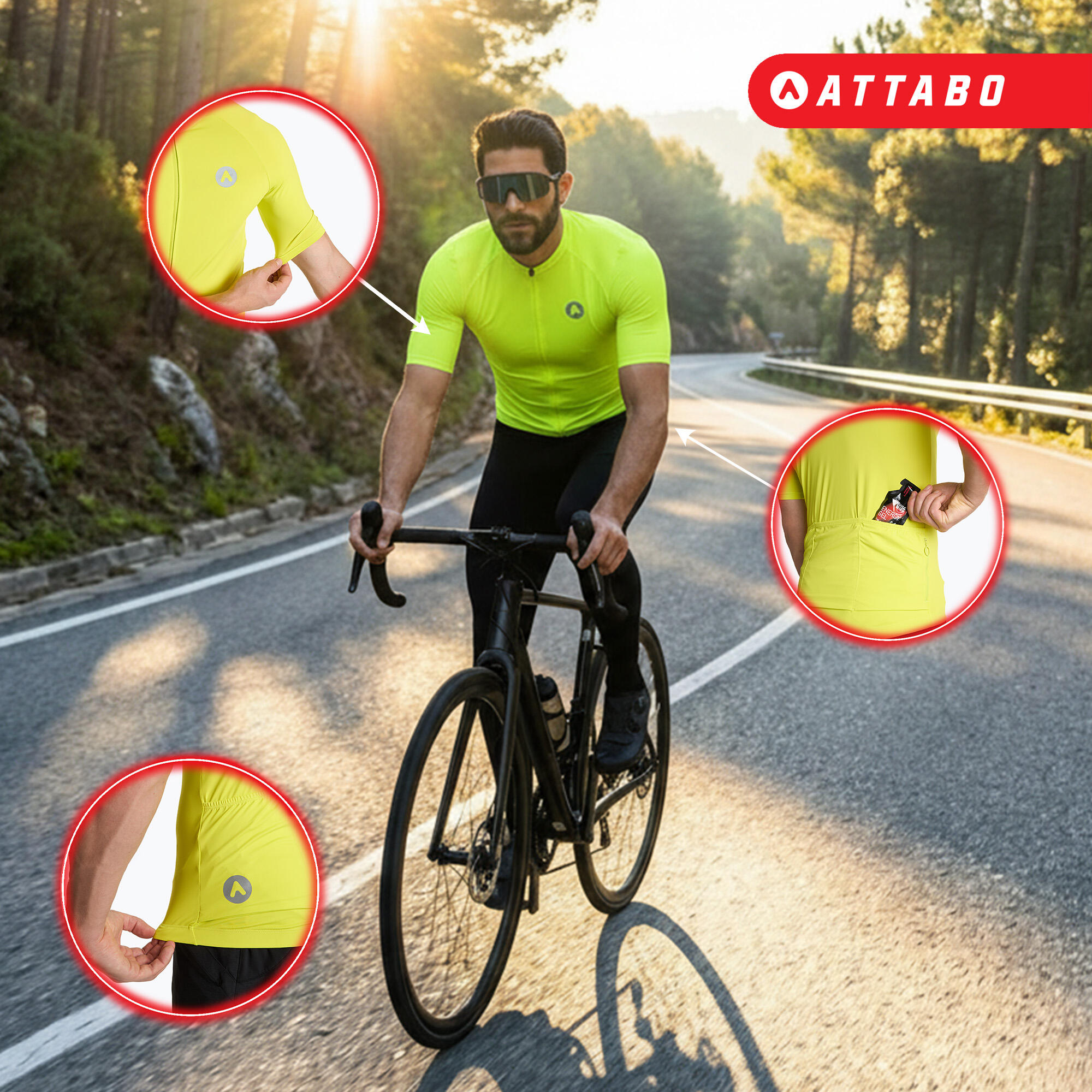 Maillot de cyclisme homme ATTABO Setvi 3/6
