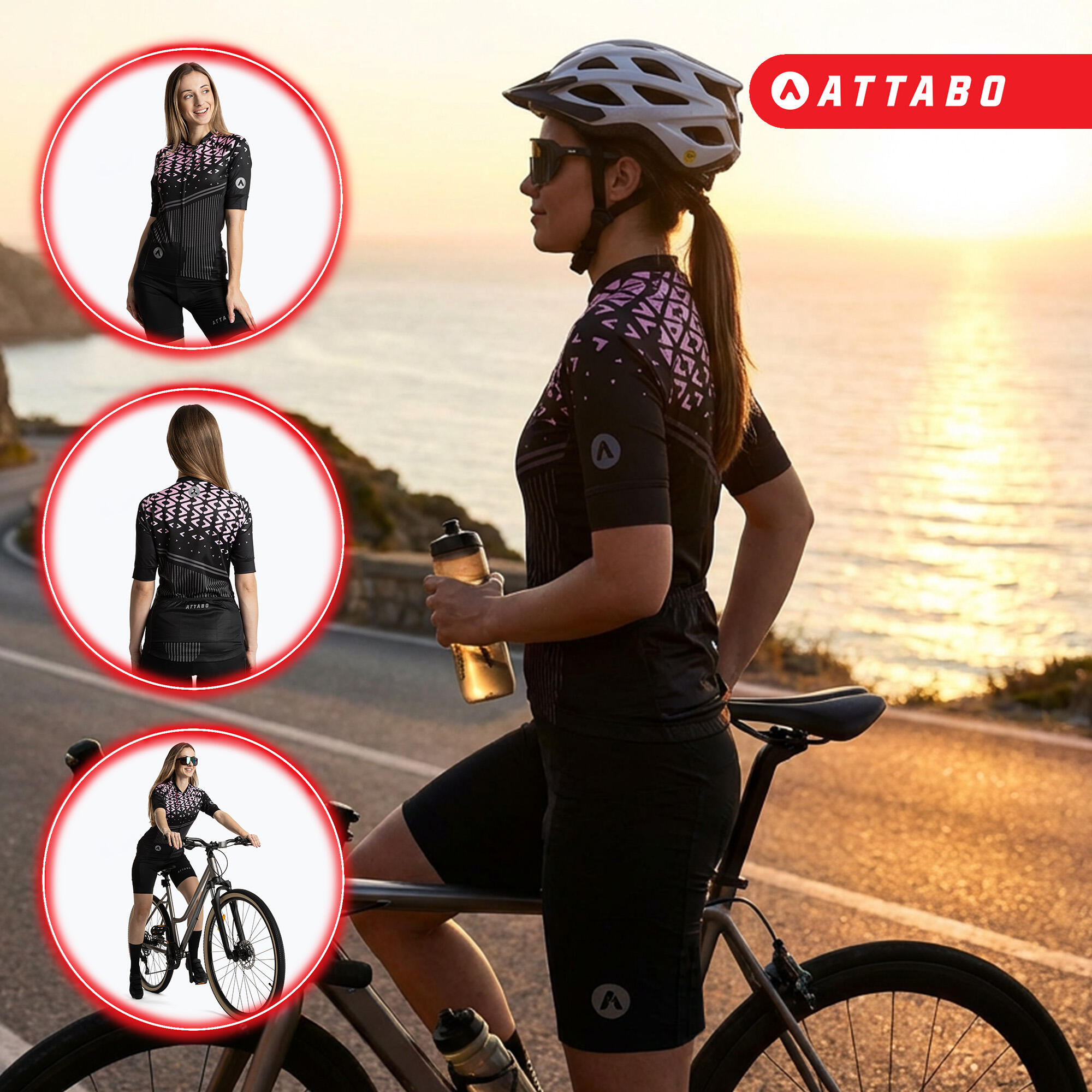 Camisa de ciclismo feminina ATTABO Tevi WMNS 2/7