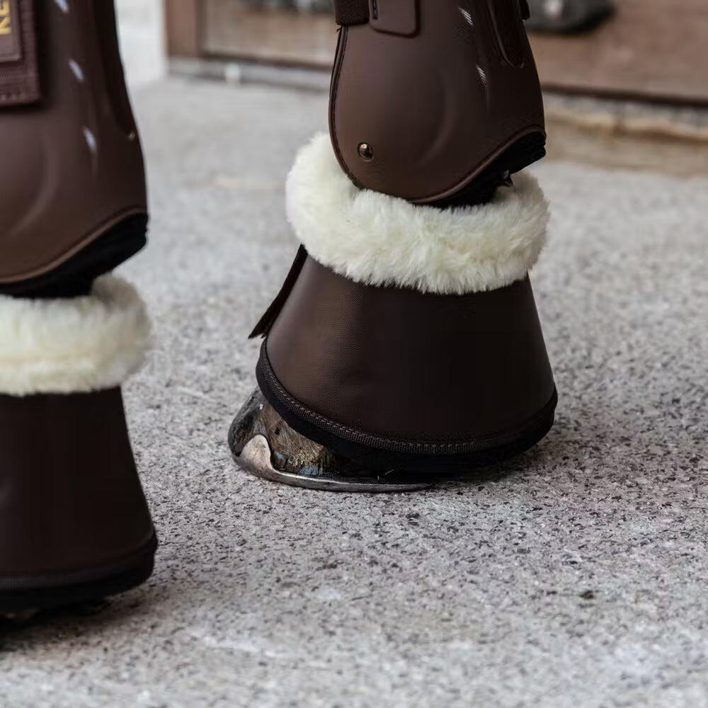Leather and sheep Bell Boots Kentucky 5/7