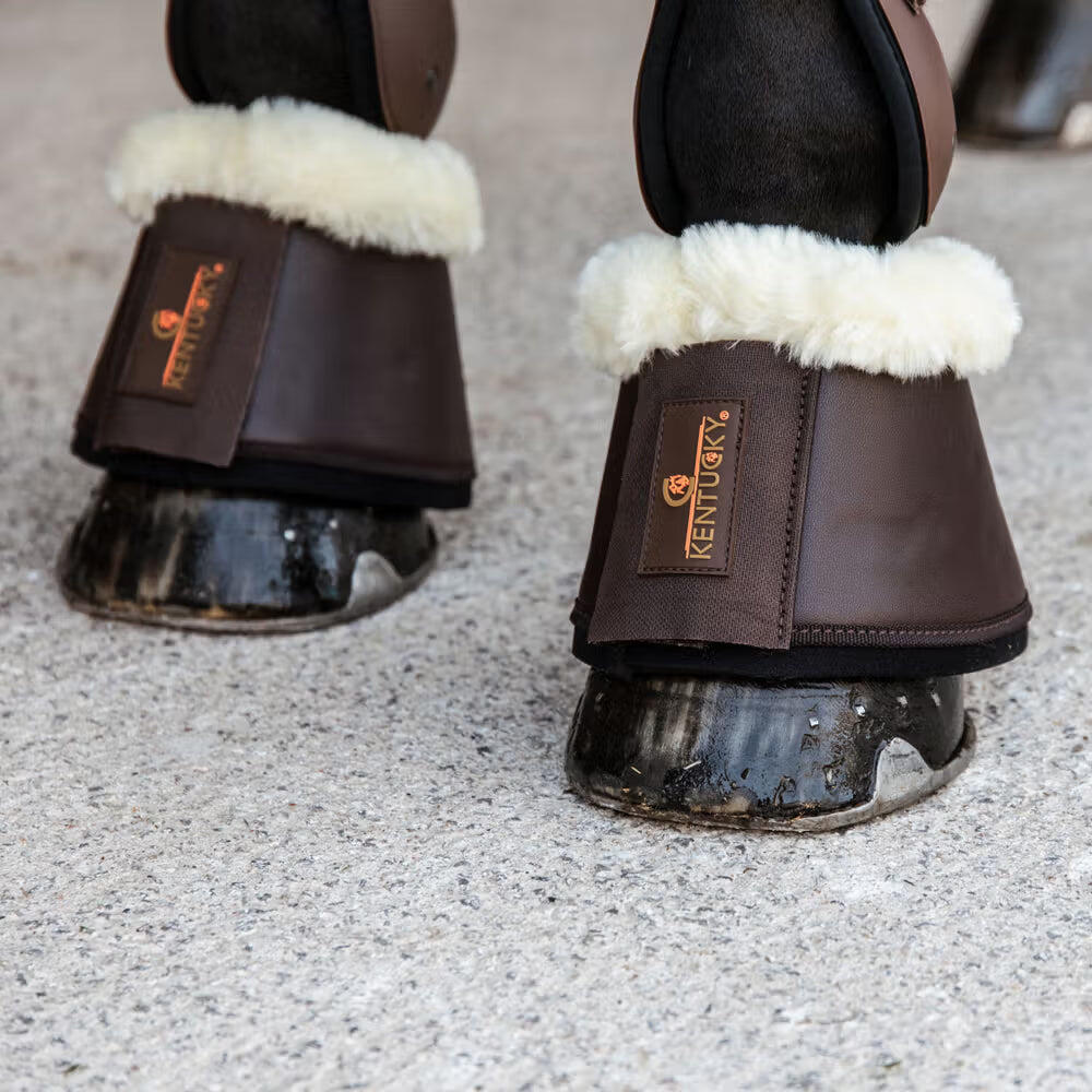 Leather and sheep Bell Boots Kentucky 7/7