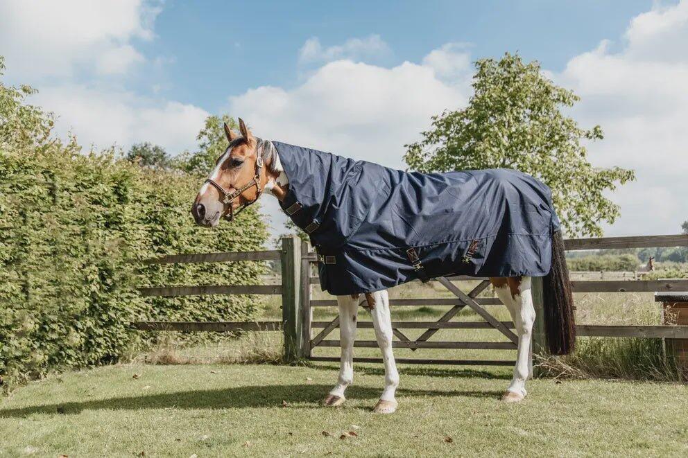 Coperta da esterno con copricollo in pile per cavalli Kentucky All Weather Quick 2/7