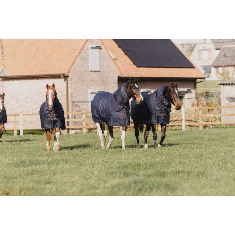 Kentucky Turnout Paardendeken All Weather Quick Dry Fleece With Neck Blauw -