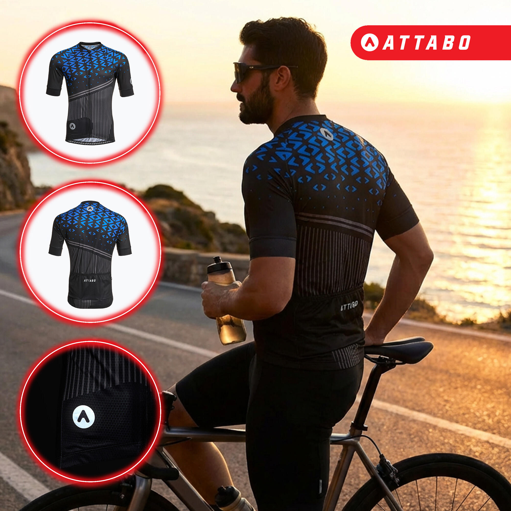 ATTABO Tevi herenfietsshirt 2/6