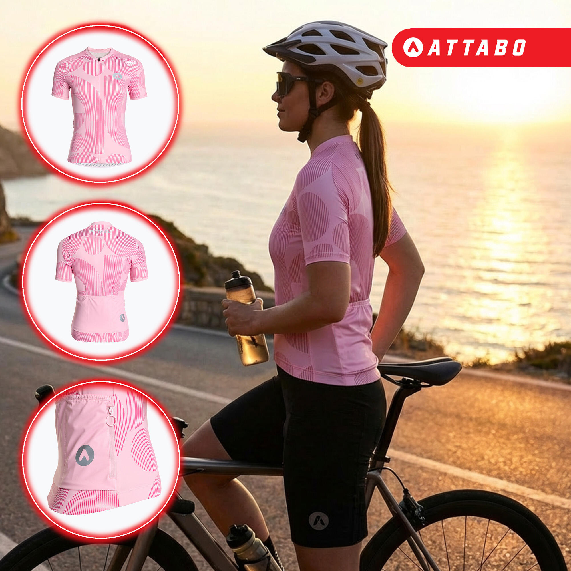ATTABO Vites WMNS damesfietsshirt 2/6