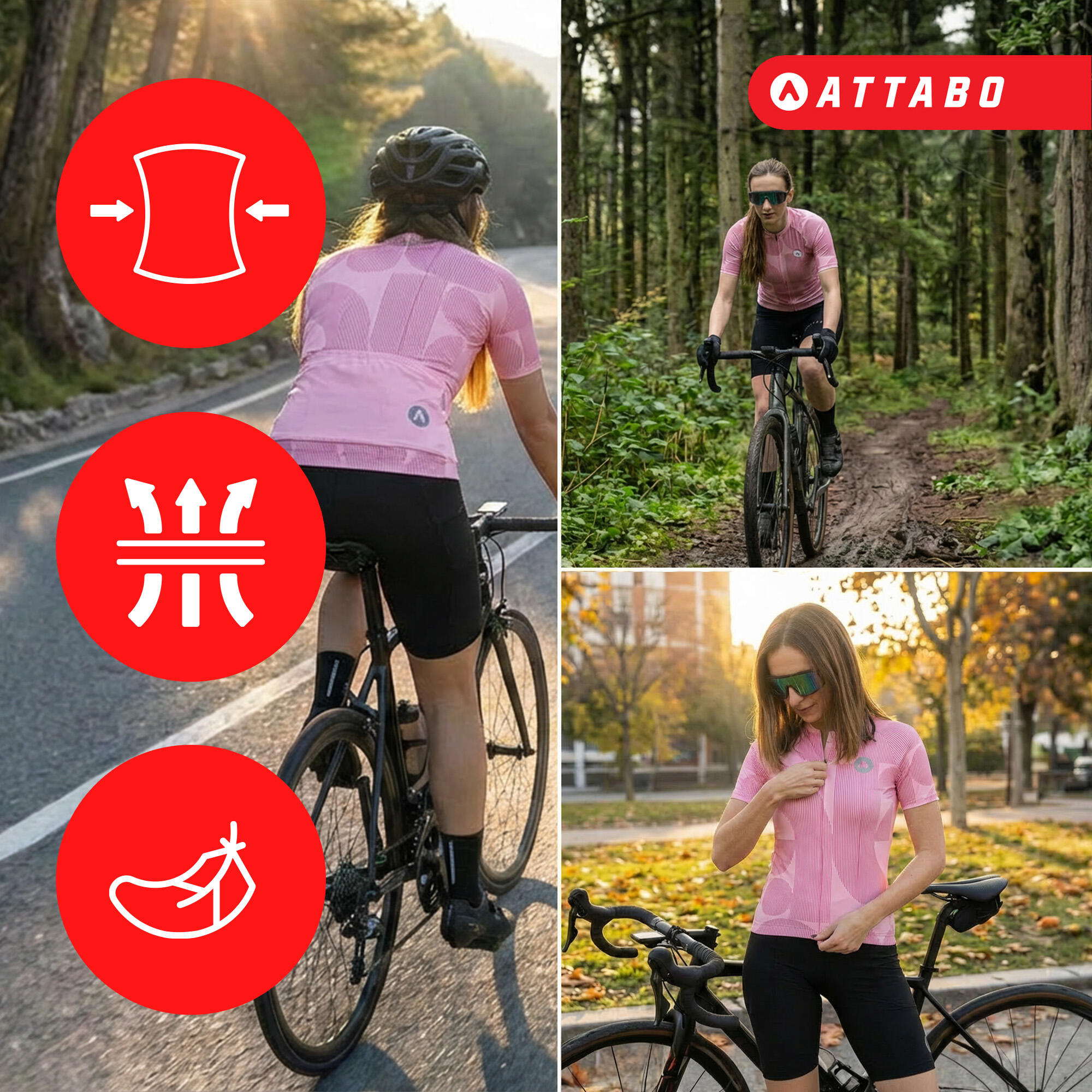 ATTABO Vites WMNS damesfietsshirt 4/6