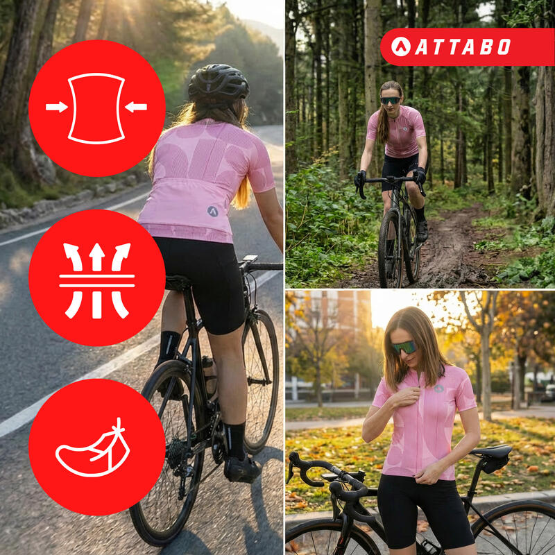 Tricou de ciclism pentru femei ATTABO Vites WMNS