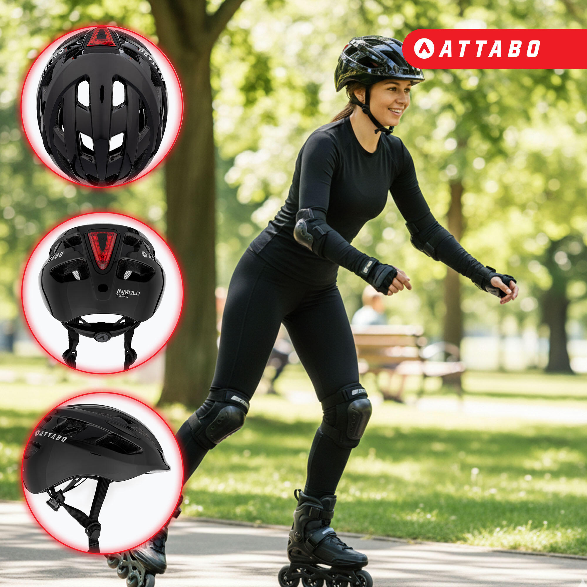 ATTABO Casco de bicicleta Bonkers 5/7