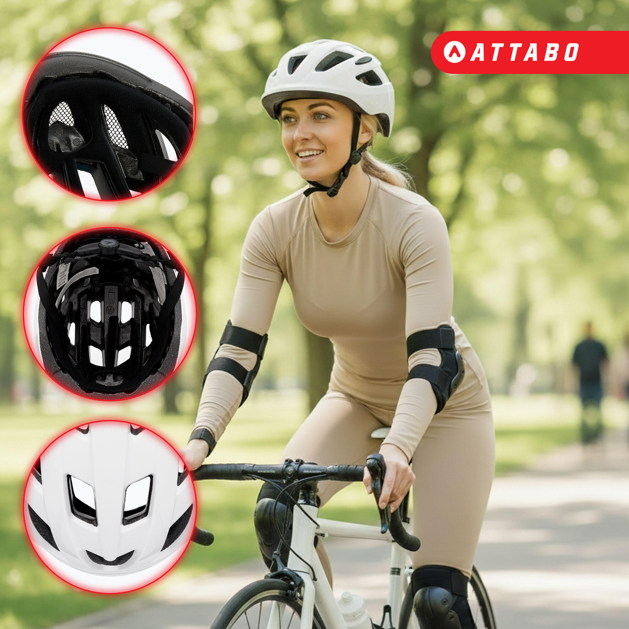 ATTABO Casco de bicicleta Bonkers 4/7