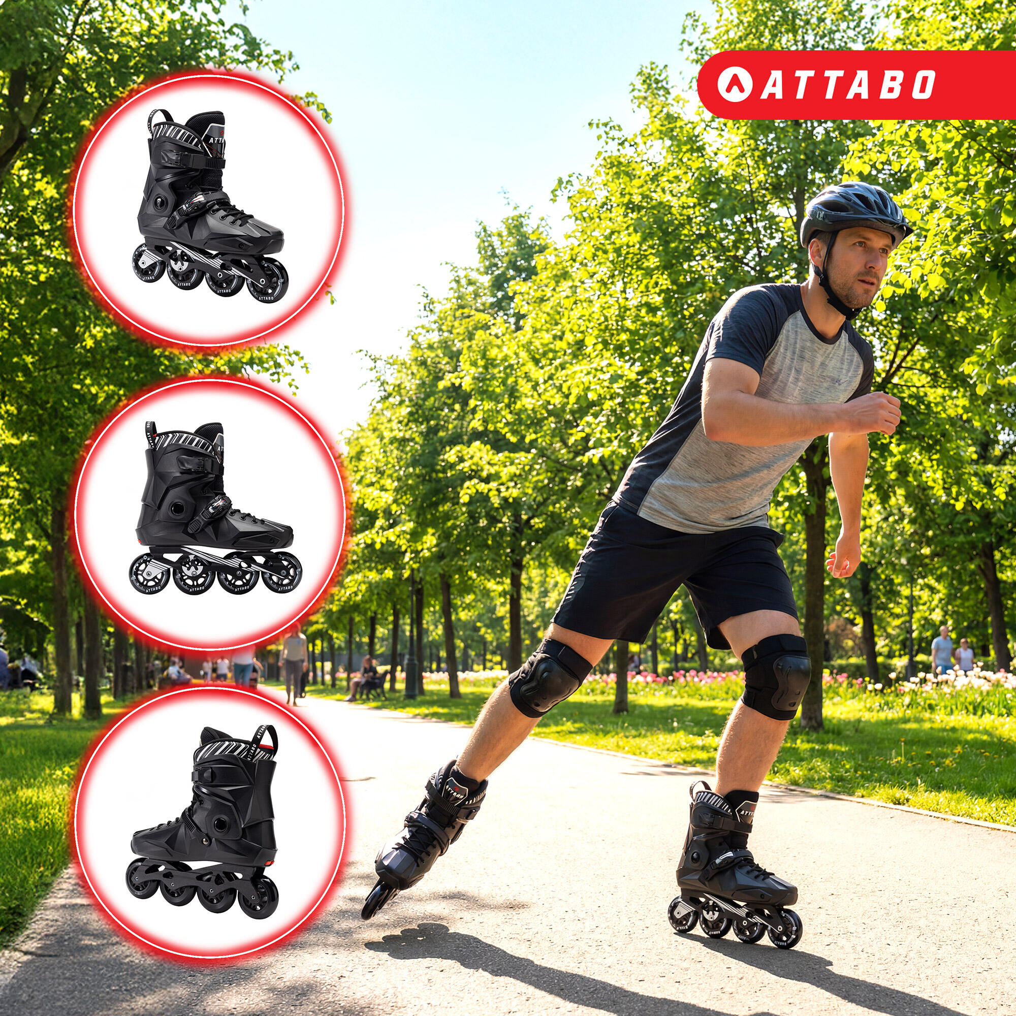 ATTABO Riftskates schaatsen 5/7