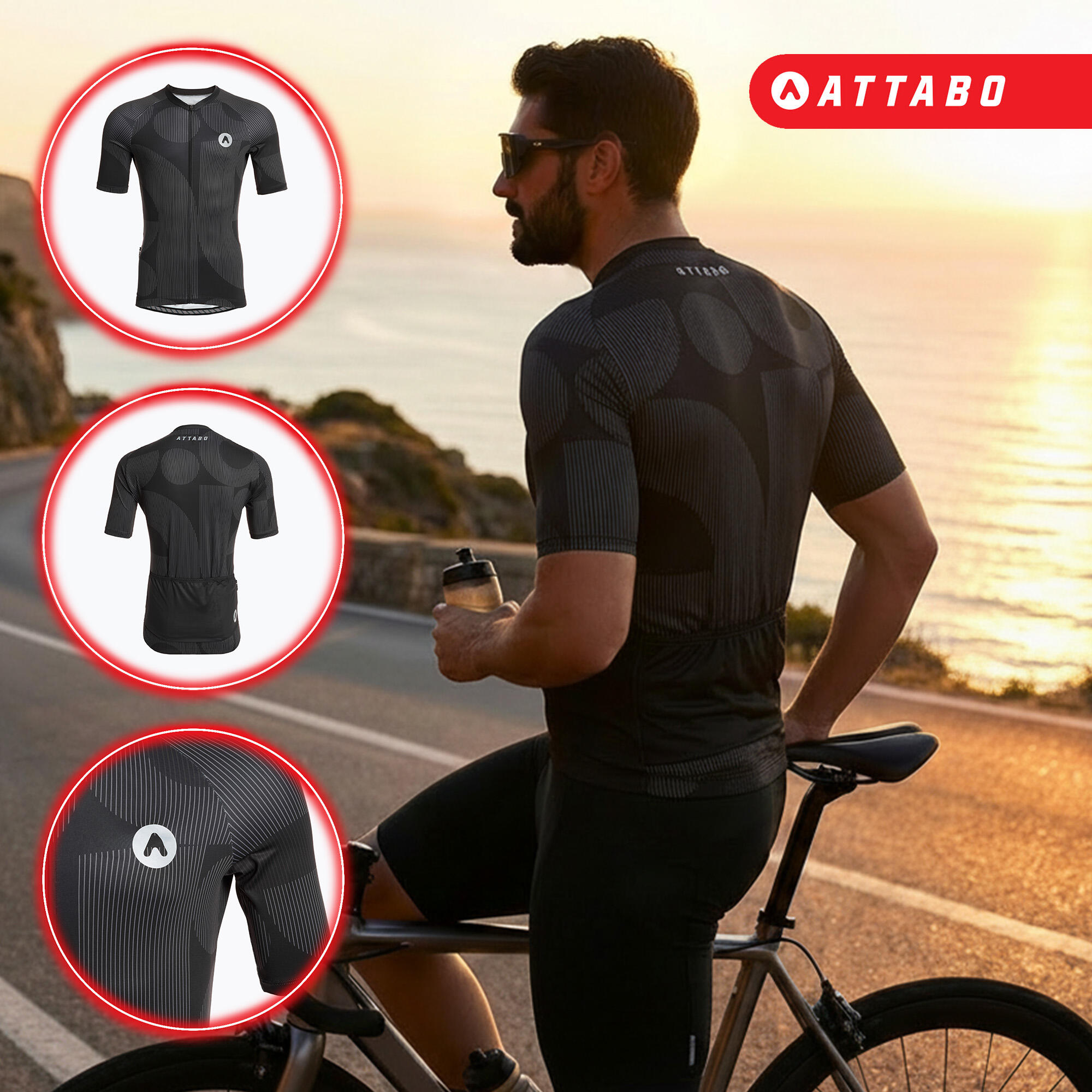 Maillot de cyclisme homme ATTABO Vites 2/6