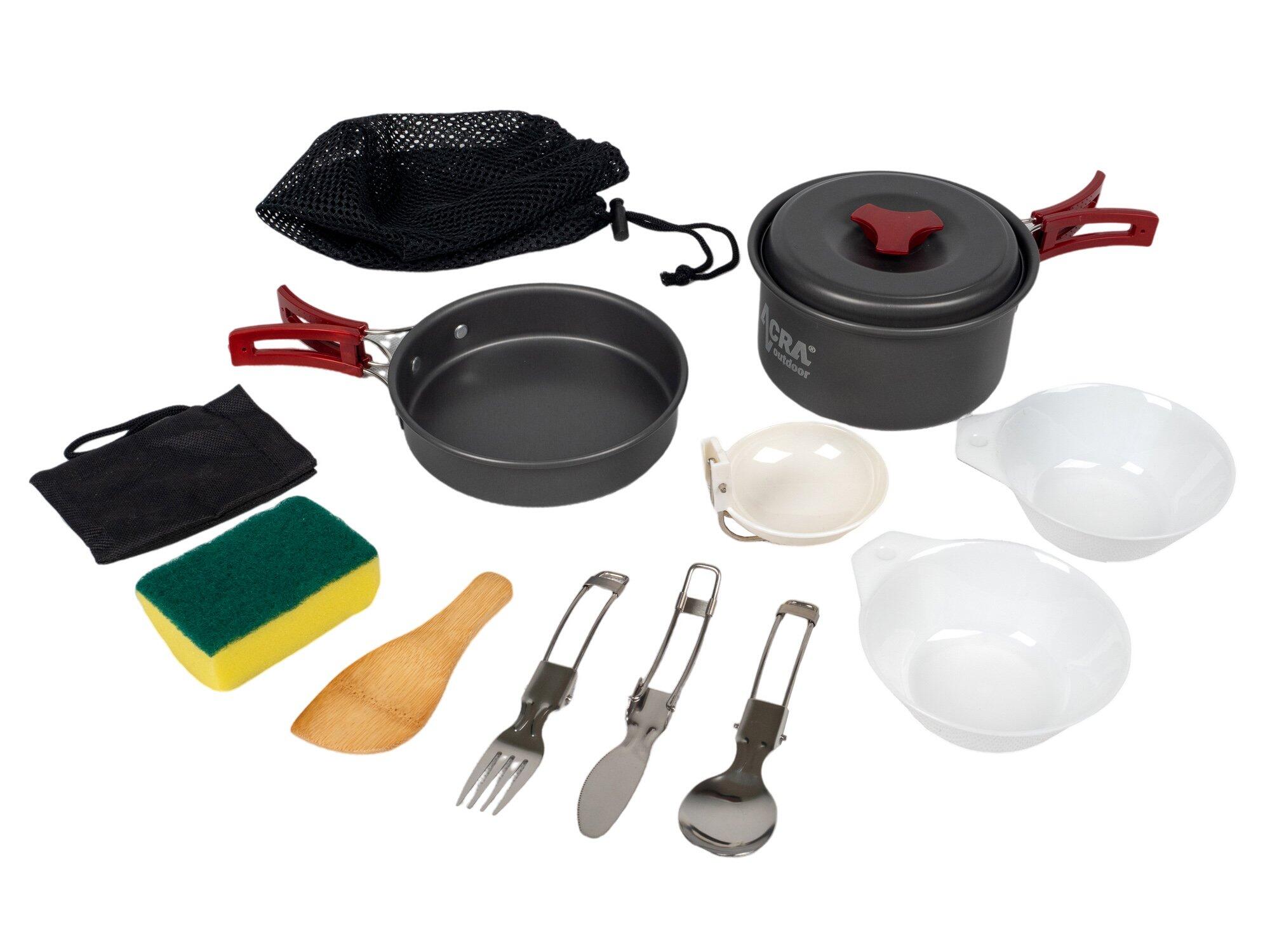 Kempingový set C20, nádobí alluminium pro 1-2 osoby 6/7