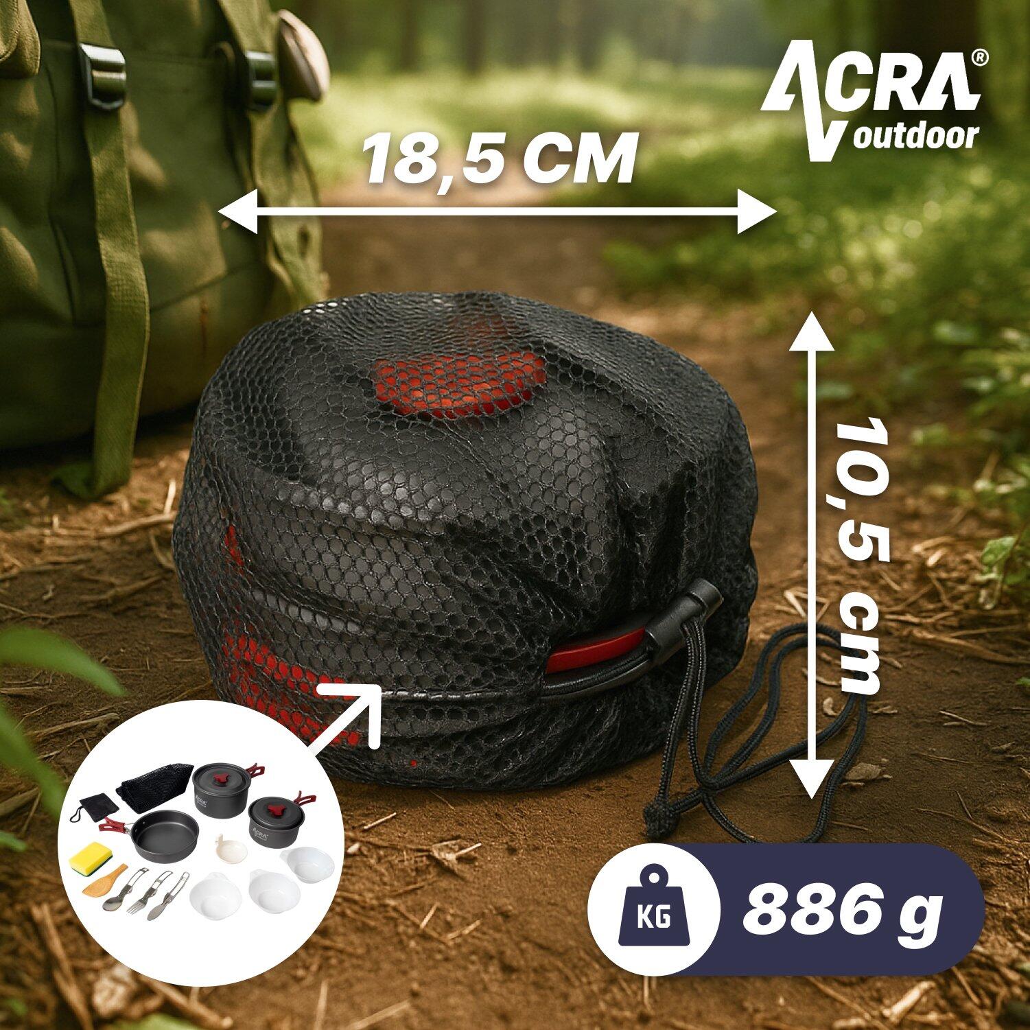 Kempingový set C21, nádobí alluminium pro 2-3 osoby 4/7