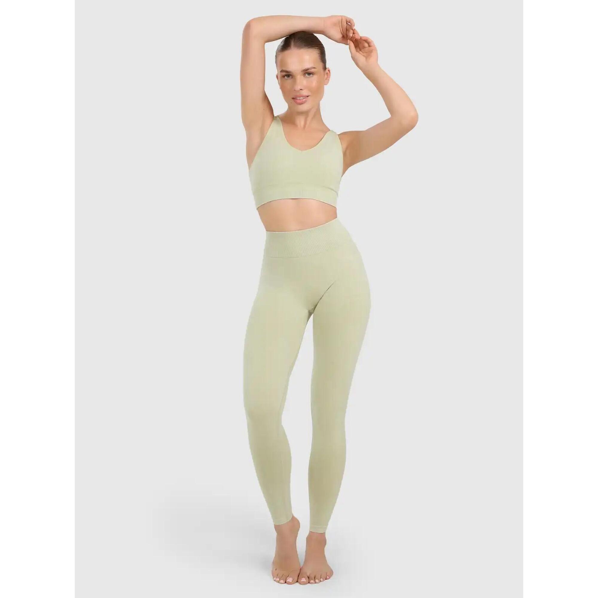 4F Bezešvé legíny push-up na jógu a pilates s vysokým pasem 4F