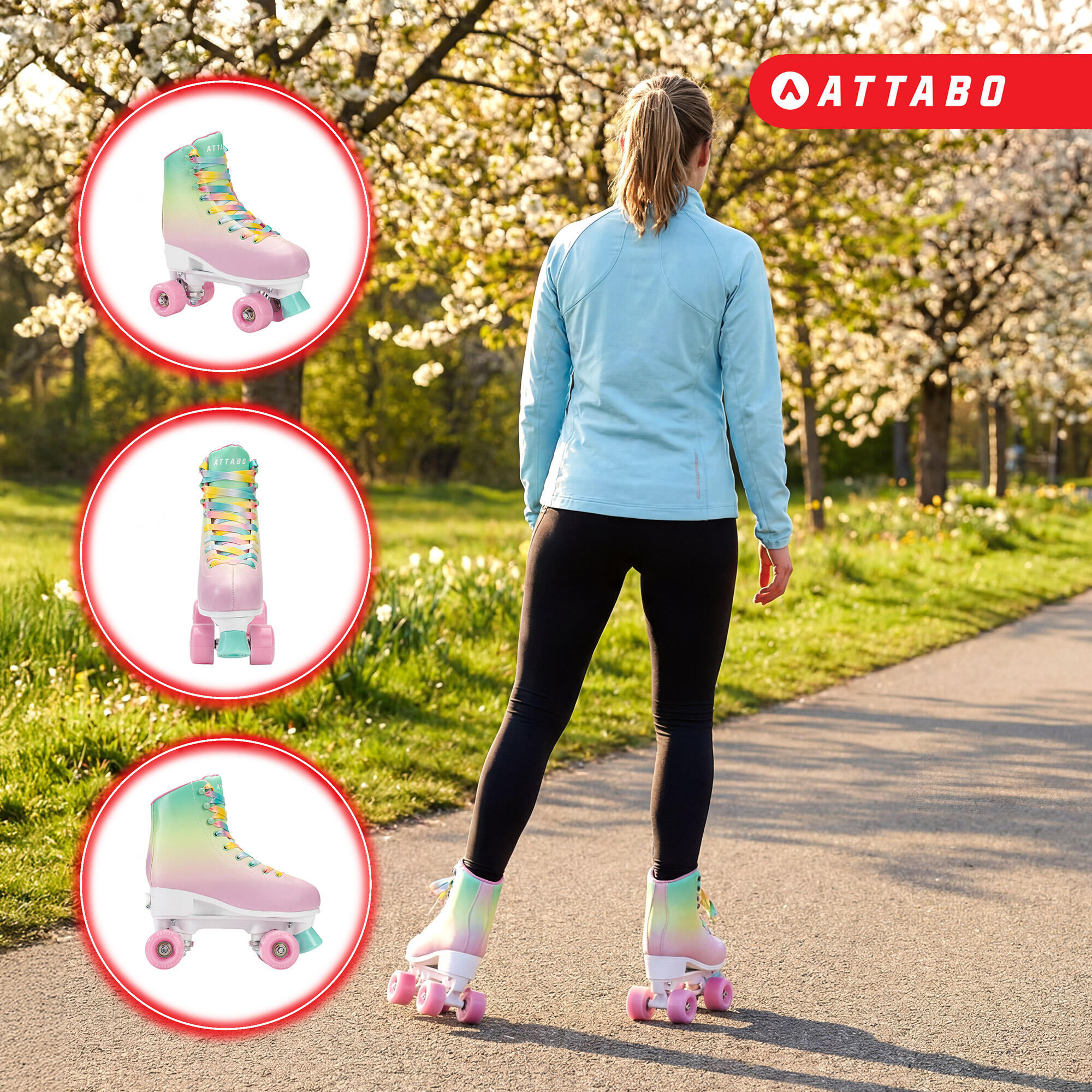 ATTABO Aquatica patins à roulettes femme 4/7