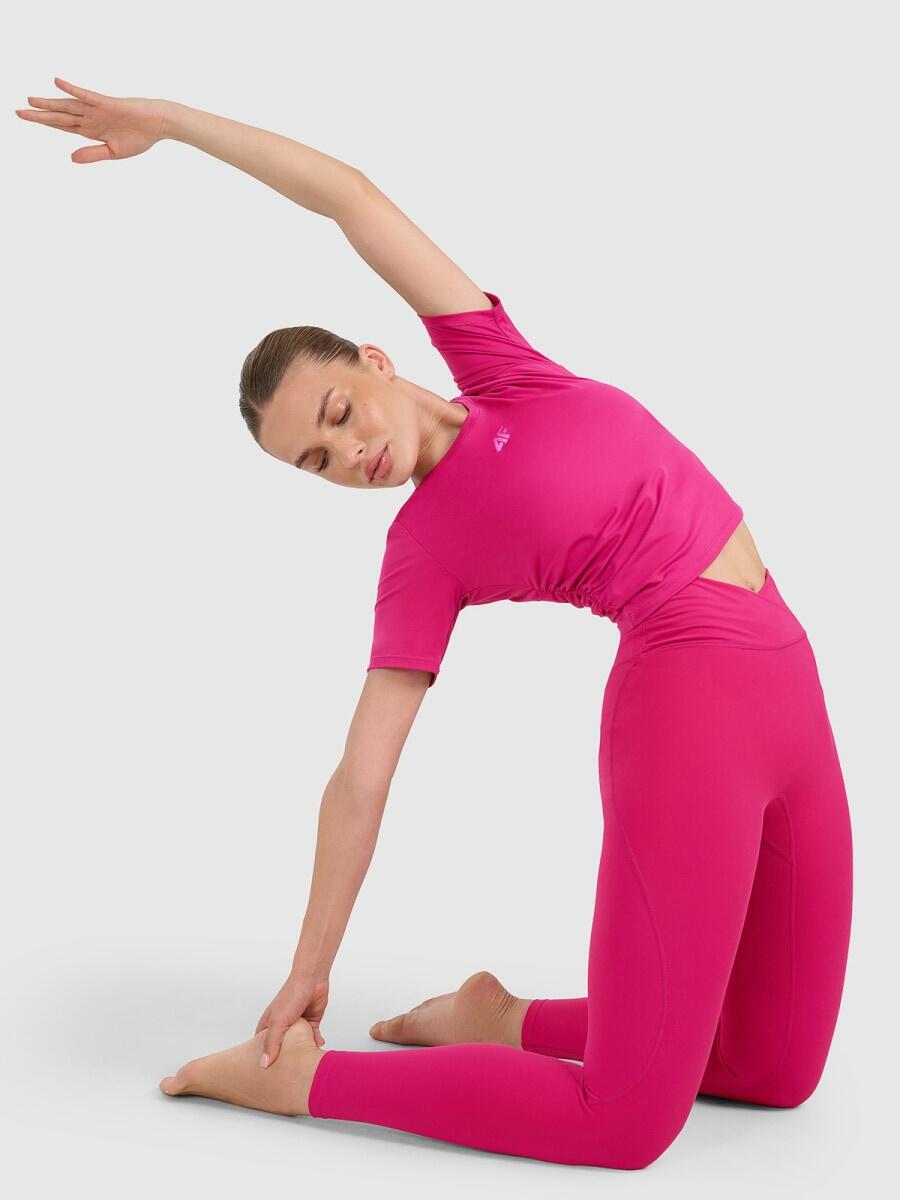 Leggings de yoga et de pilates taille haute sans coutures avec poche 4/7