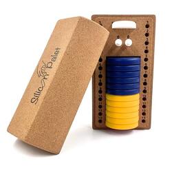 Silicon' Palet Bleu/Jaune - Le jeu de palets en silicone