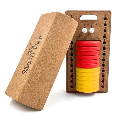 Silicon' Palet Rouge/Jaune - Le jeu de palets en silicone