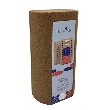 Silicon' Palet Rouge/Jaune - Le jeu de palets en silicone