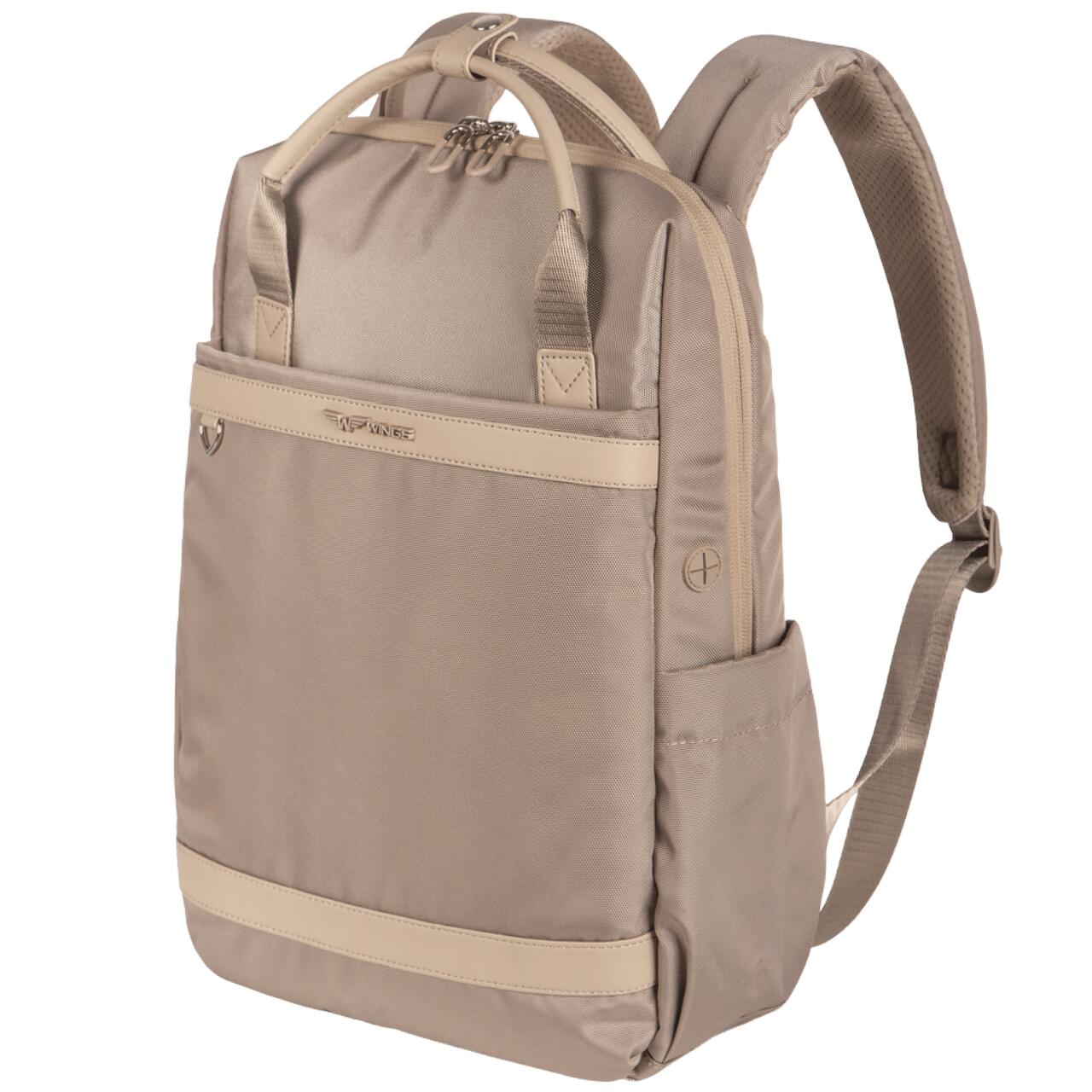 Sac à dos urbain femme SKYLARK beige – léger, chic et pratique 12,5 L 2/6