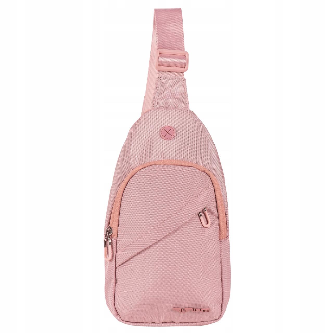 Wings Skylark Roze Crossbody Rugzakje, Lichtgewicht Sling Tas met Rits 2/5
