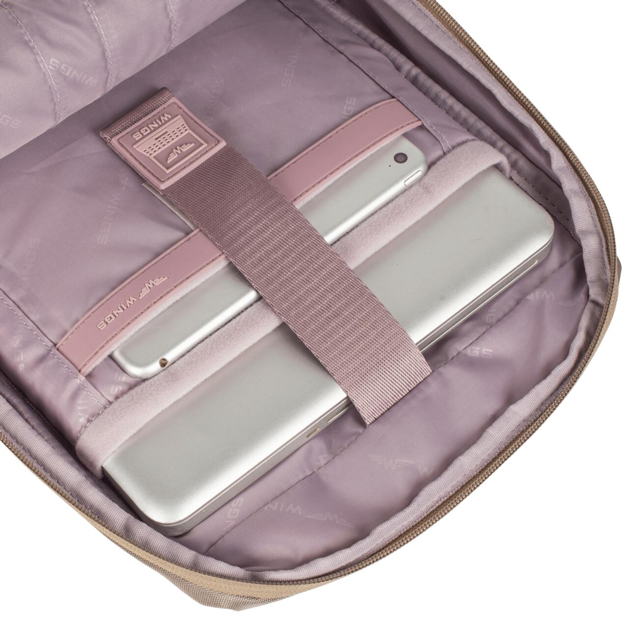 Sac à Dos Femme WINGS SKYLARK Noir 12,5 L – Élégant et Résistant 5/6