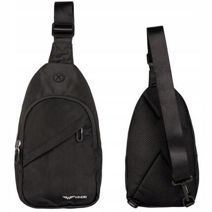 WINGS Skylark sac bandoulière sling noir, compact et spacieux