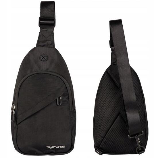 WINGS Skylark sac bandoulière sling noir, compact et spacieux