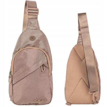 WINGS Skylark Mini Sac à dos Crossbody Beige, léger et spacieux 30x17x5cm