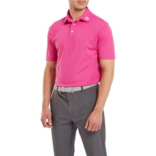 Polo Golf Footjoy Stretch Pique Solid Hombre Fucsia