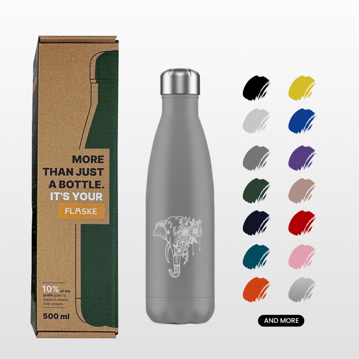 FLASKE Original 500ML / Elephant 2/6