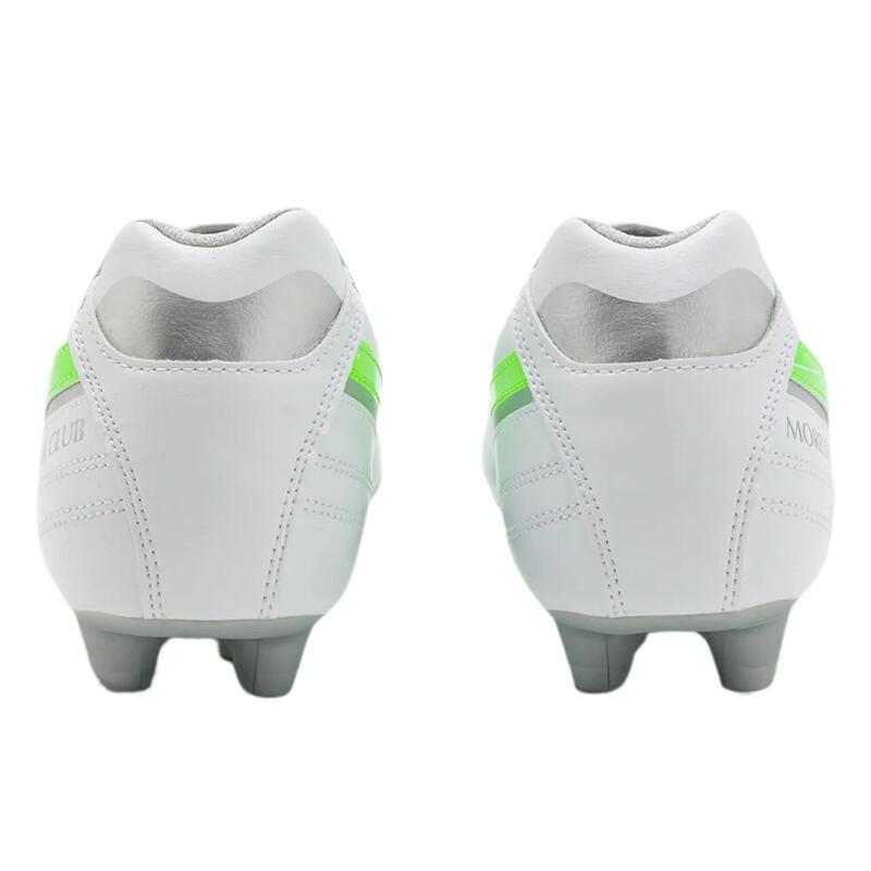Voetbalschoenen Mizuno Morelia Ii Club Wit En Neon Groen 3/6