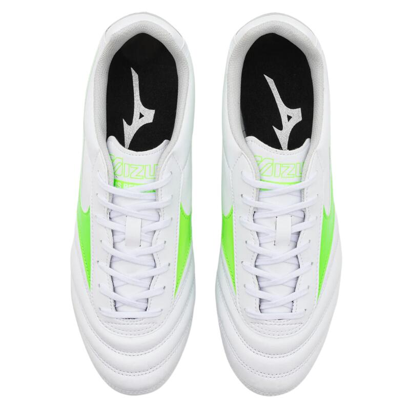 Voetbalschoenen Mizuno Morelia Ii Club Wit En Neon Groen 4/6