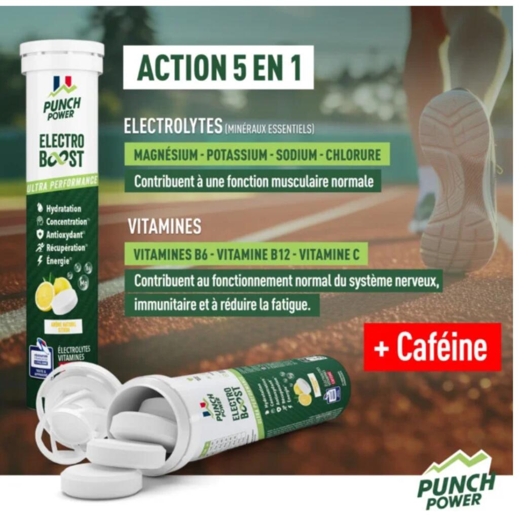 Electrolytes Punch Power Electroboost Citron Caféine (x20) 3/4