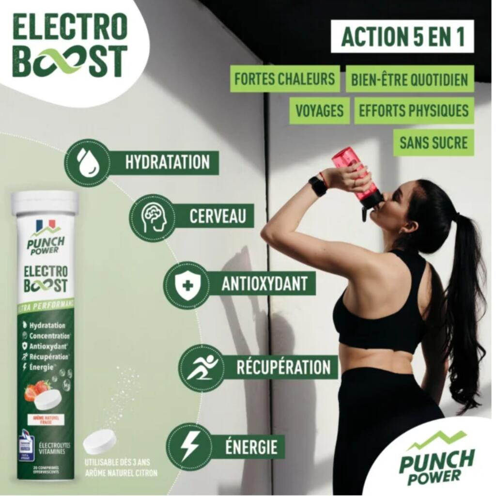 Electrolytes Punch Power Electroboost Fraise (x20) 4/4