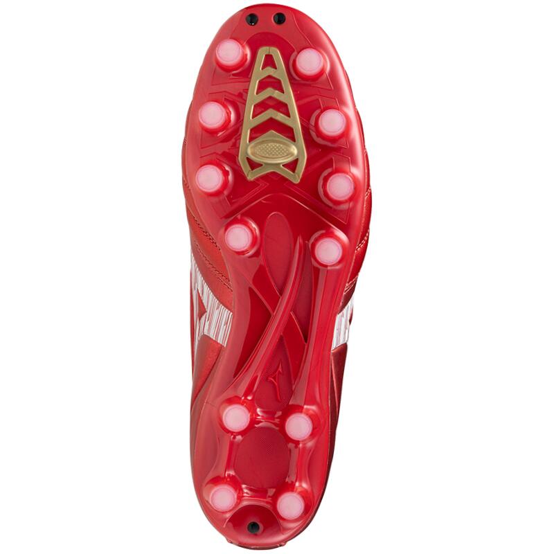 Crampons Mizuno Morelia Neo IV Pro rouge vif gazon naturel 3/7