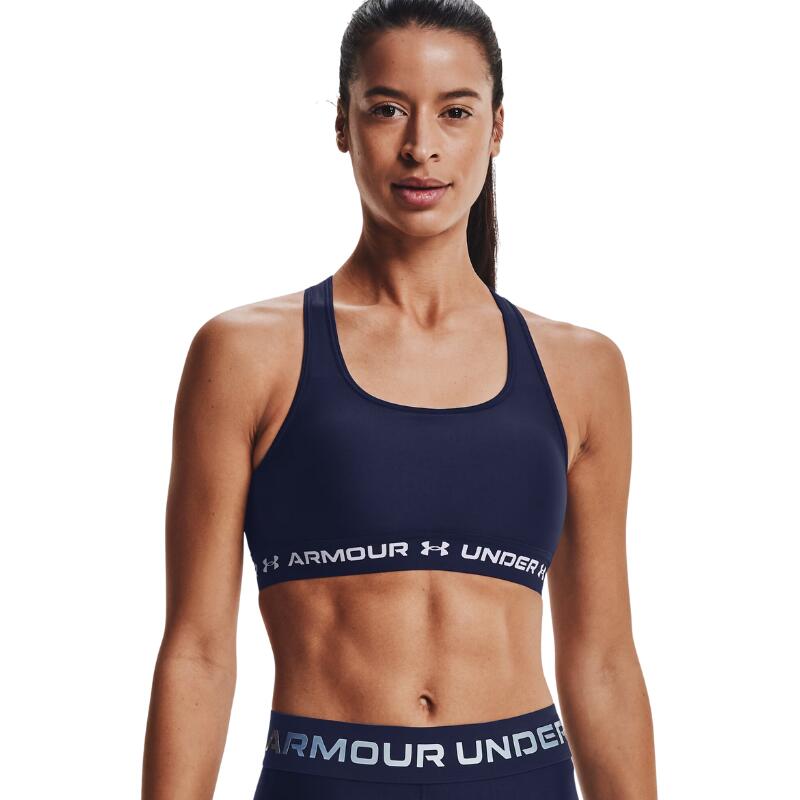 Brassière de sport Under Armour bleu marine maintien confort 3/6