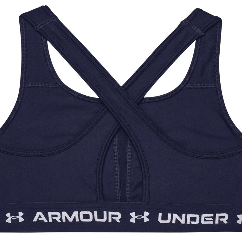 Brassière de sport Under Armour bleu marine maintien confort 2/6