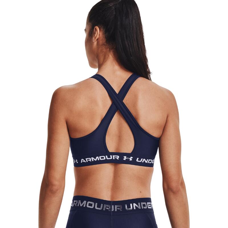Brassière de sport Under Armour bleu marine maintien confort 4/6