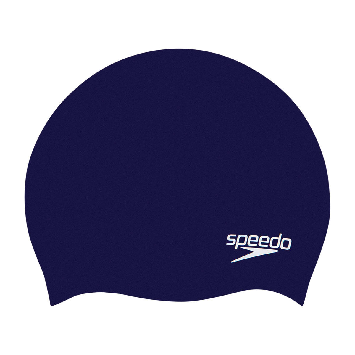 Touca de silicone moldado Speedo, azul-marinho 4/5