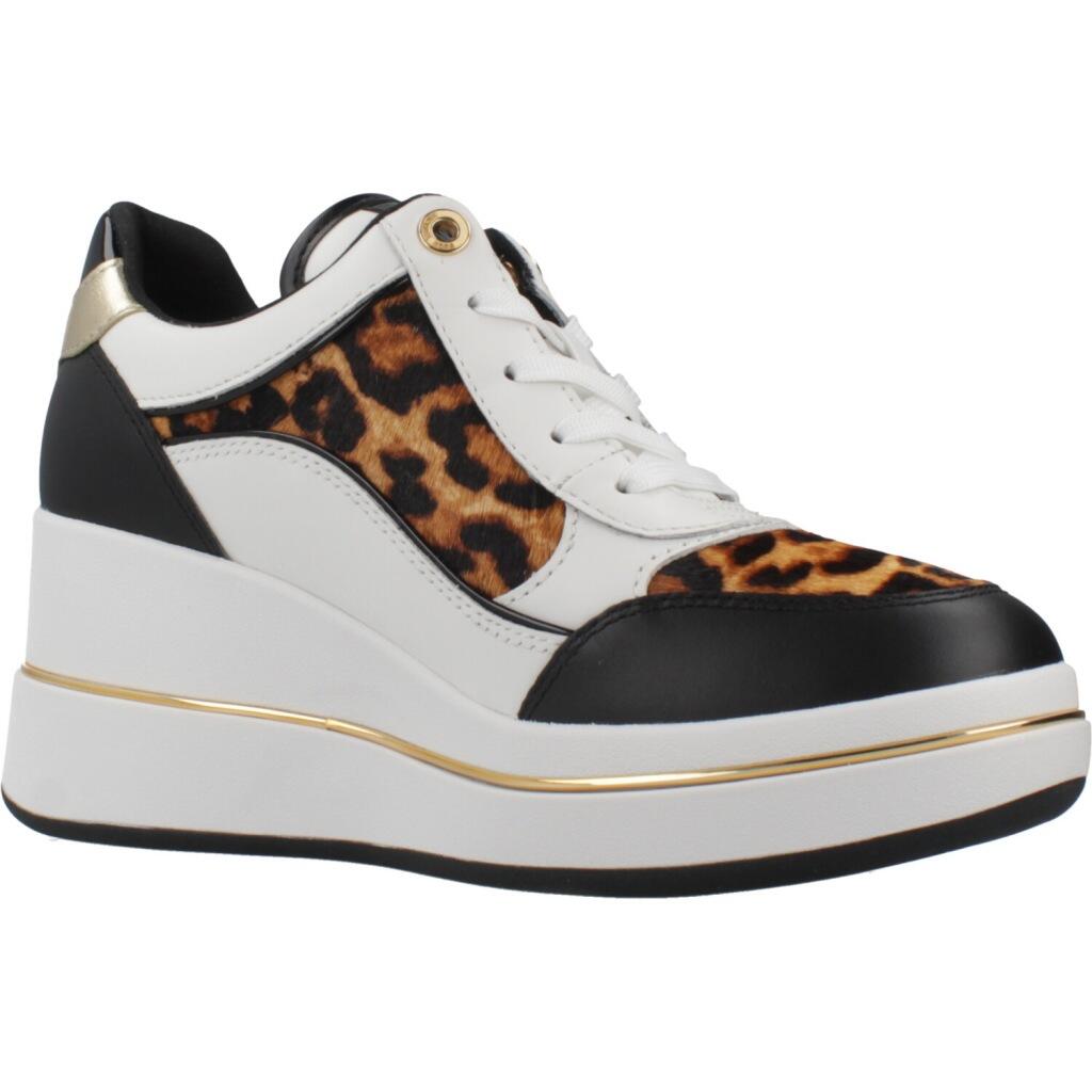 Baskets Michael Kors Modèle Emmy Wedge Trainer Couleur Imprimé Animalier 5/5