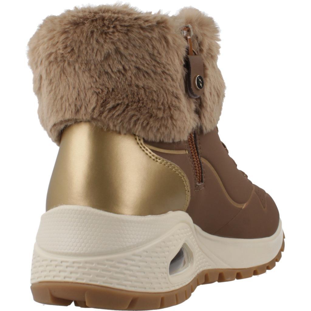 Baskets Femme Baskets Skechers UNO RUGGED - FALL SHIMMER Marron Marron Skechers 3/7