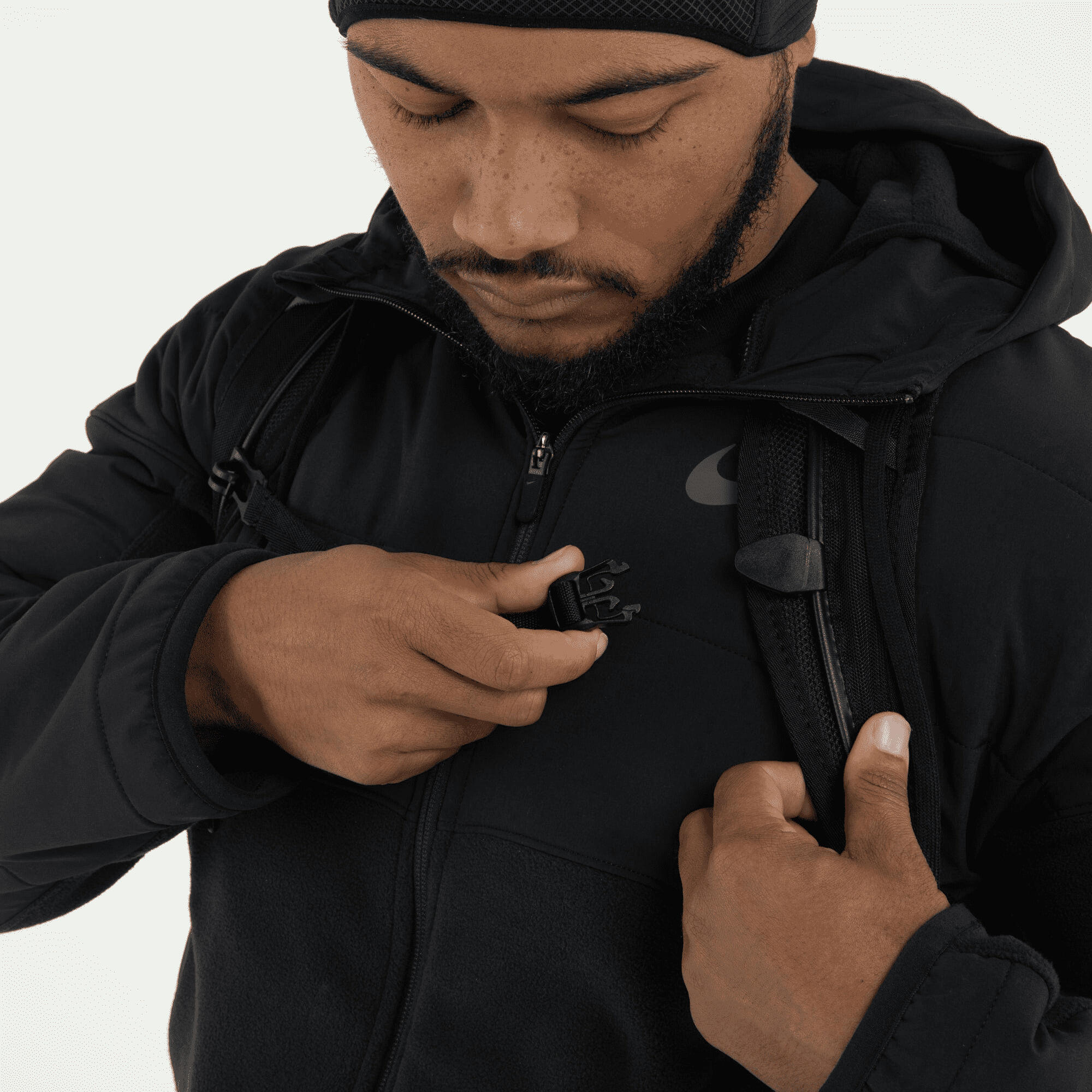 Mochila Run Commuter 15L Negro, Plateado 3/7